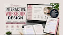 design interactive workbook, activity book, editable PDF document or checklist