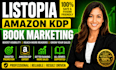 do listopia amazon kdp book marketing and ebook promotion