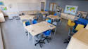 model render school design, classroom interior library interior, creche design