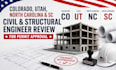 do colorado, utah, north caroline sc civil structural engineer review for permit