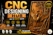 create cnc jali design stl and artcam relief model