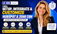 setup hubspot CRM hubspot automation zoho crm, zoho campaigns zapier integration