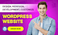 design redesign development clone your wordpress website