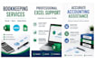 do excel data entry and bookkeeping