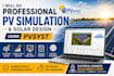 do professional pv simulation and solar design using pvsyst