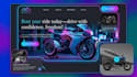 build a responsive reactjs landing page with tailwind CSS