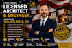 provide licensed architect and engineer services in wa, nv, nc and ca