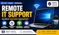 fix windows issues remotely for windows, microsoft 365, email, wifi and network
