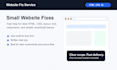 fix a small HTML CSS or website issue quickly