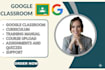 set course curriculum, training manual, online course content, google classroom