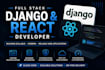 build a full stack web app with django rest API and react