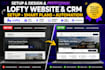 set up lofty crm lofty website design lofty website redesign lofty smart plan