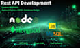 build rest apis using nodejs express mongodb and mysql