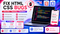 fix HTML CSS bugs and responsive issues