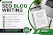 write professional blog posts and SEO articles