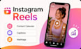 create instagram reels content calendar, captions hashtags