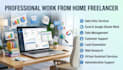 do accurate data entry, excel, google sheets and virtual assistant work