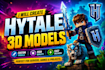 create hytale 3d models, custom hytale skins, mobs animations for hytale server