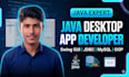 develop java swing gui desktop application