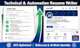 do tech resume writing and linkedin profile optimization