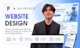 modern website UI UX design for business