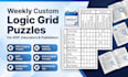 create custom logic grid puzzles for KDP and etsy and tpt