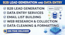 do b2b lead generation and data entry