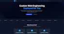 develop a custom multi page nextjs business website