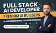 do ai software developer ai website development full stack saas developer ai app