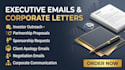 write executive business emails and corporate letters