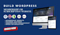 build premium wordpress website for membership or wordpress subscription website