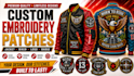create embroidery digitizing for custom patches and jackets