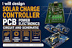 design solar charge controller pcb power electronics circuit and schematic