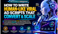 provide a premium claude ai ad script blueprint