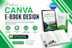 create a modern canva e book design and layout
