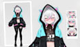 create live2d anime vtuber model rig for twitch youtube streaming avatar