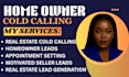 real estate homeowner lead generation and appointment setting