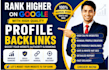create 50 USA powerful profile seo backlinks linkbuilding