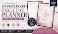 design trending hyperlinked digital planner, and etsy printable planner designs
