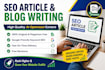 write SEO article with ai