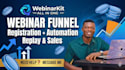 do high converting webinarkit funnel webinar kit registration replay automation