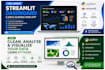 create streamlit dashboard and data science web app in python