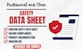 create amazon safety data sheet, product compliance and hazmat approval docs
