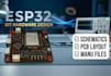 do esp32 iot hardware design and custom pcb layout