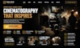 design squarepace cinematographer website commercial reels wedding website