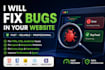 fix bugs in your website