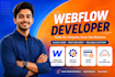 develop webflow website, fix webflow bugs, stripe setup, rest API integration