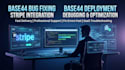 do base44 bug fixing, stripe integration, debugging and deployment