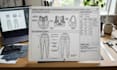 create activewear fashion tech pack technical flat sketch and apparel design