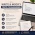 write and modify professional documents